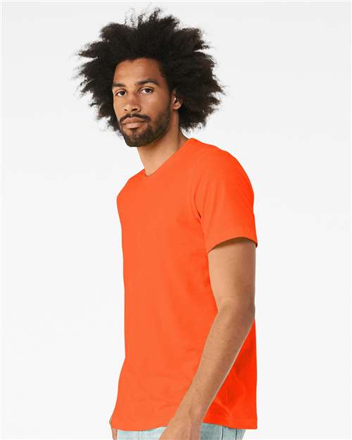 BELLA + CANVAS Triblend Tee 3413 Solid Orange Triblend Custom Embroidered Business Logo
