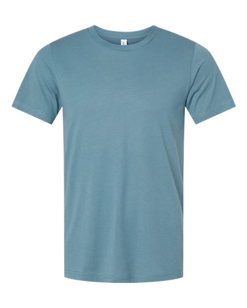 BELLA + CANVAS Triblend Tee 3413 Solid Slate Triblend Custom Embroidered Business Logo