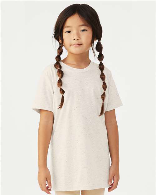 Custom Embroidered  BELLA + CANVAS Youth Triblend Tee 3413Y  