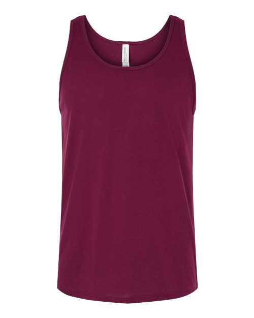 BELLA + CANVAS Jersey Tank 3480 Maroon