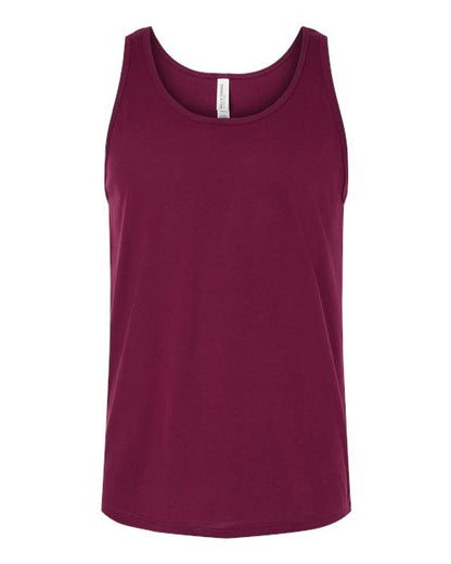 BELLA + CANVAS Jersey Tank 3480 Maroon