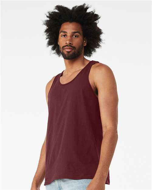BELLA + CANVAS Jersey Tank 3480 Maroon