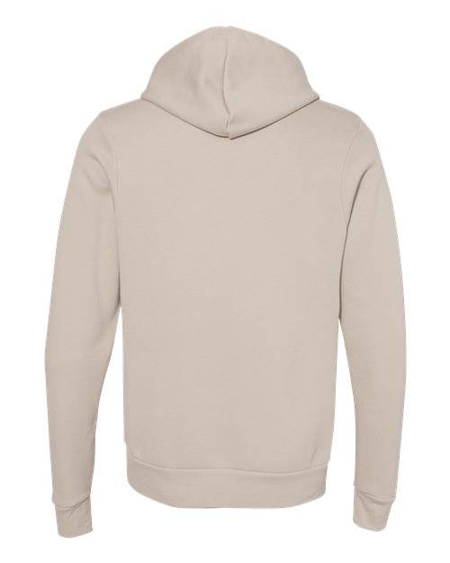 BELLA + CANVAS Sponge Fleece Hoodie 3719 Heather Dust Custom Embroidered Business Logo