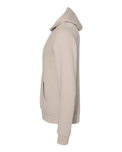 BELLA + CANVAS Sponge Fleece Hoodie 3719 Heather Dust Custom Embroidered Business Logo