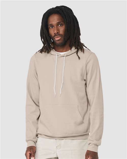 Custom Embroidered  BELLA + CANVAS Sponge Fleece Hoodie 3719 Heather Dust