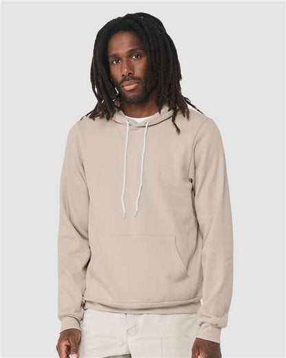Custom Embroidered  BELLA + CANVAS Sponge Fleece Hoodie 3719 Heather Dust