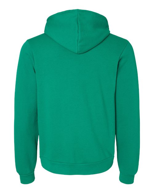BELLA + CANVAS Sponge Fleece Hoodie 3719 Heather True Royal Custom Embroidered Business Logo
