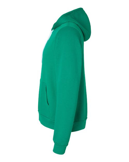 BELLA + CANVAS Sponge Fleece Hoodie 3719 Kelly Custom Embroidered Business Logo