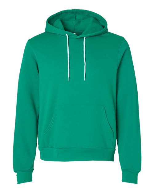 BELLA + CANVAS Sponge Fleece Hoodie 3719 Kelly Custom Embroidered Business Logo