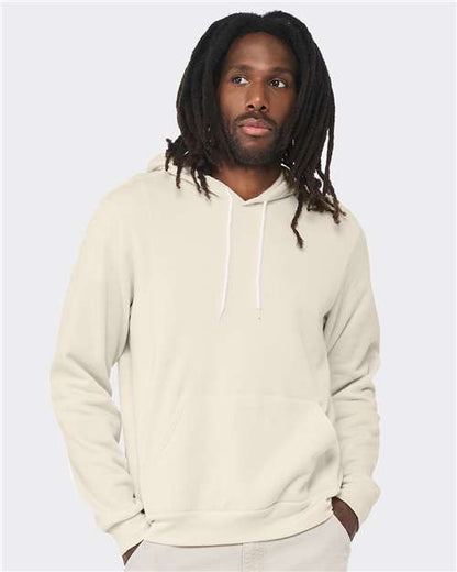 BELLA + CANVAS Sponge Fleece Hoodie 3719 Military Green Custom Embroidered Business Logo
