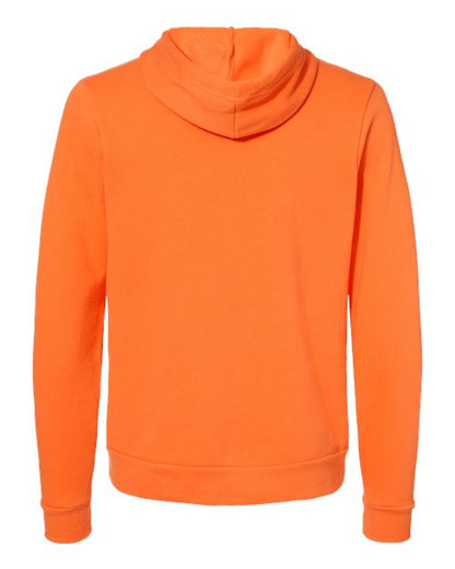BELLA + CANVAS Sponge Fleece Hoodie 3719 Orange Custom Embroidered Business Logo