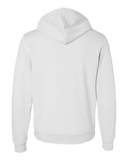 BELLA + CANVAS Sponge Fleece Hoodie 3719 Red Custom Embroidered Business Logo