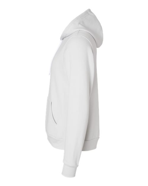 BELLA + CANVAS Sponge Fleece Hoodie 3719 Silver Custom Embroidered Business Logo