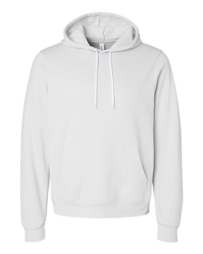 BELLA + CANVAS Sponge Fleece Hoodie 3719 Red Custom Embroidered Business Logo