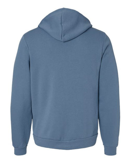 BELLA + CANVAS Sponge Fleece Full-Zip Hoodie 3739 Steel Blue