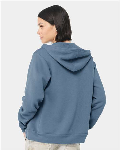 BELLA + CANVAS Sponge Fleece Full-Zip Hoodie 3739 Steel Blue
