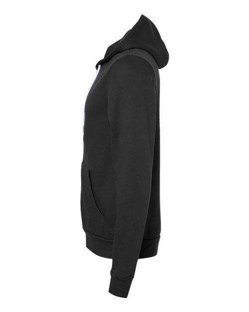 BELLA + CANVAS Sponge Fleece Full-Zip Hoodie 3739 Vintage Black