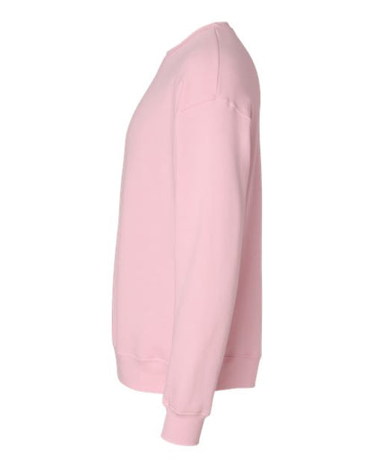 BELLA + CANVAS Sponge Fleece Drop Shoulder Crewneck Sweatshirt 3945 Pink