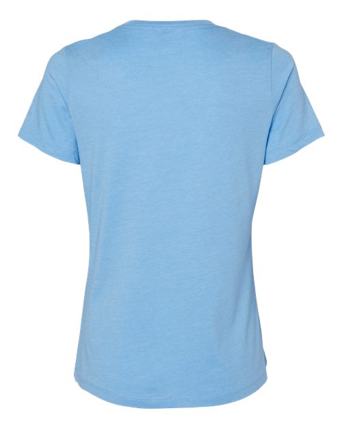 BELLA + CANVAS Women’s Relaxed Fit Heather CVC Tee 6400CVC Custom Embroidered Business Logo