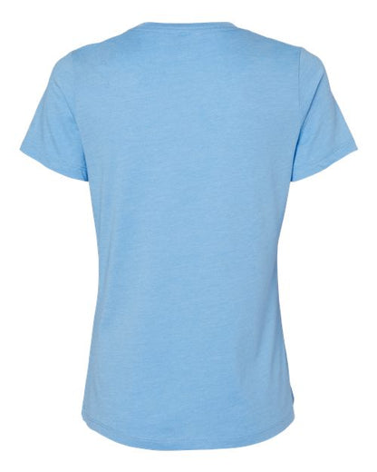 BELLA + CANVAS Women’s Relaxed Fit Heather CVC Tee 6400CVC Custom Embroidered Business Logo