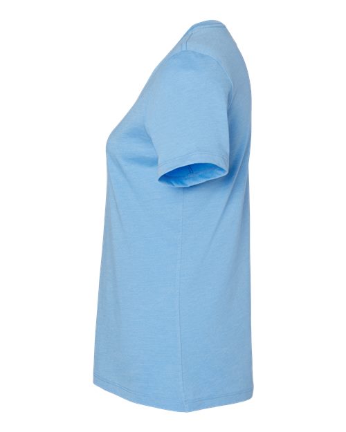 BELLA + CANVAS Women’s Relaxed Fit Heather CVC Tee 6400CVC Heather Carolina Blue