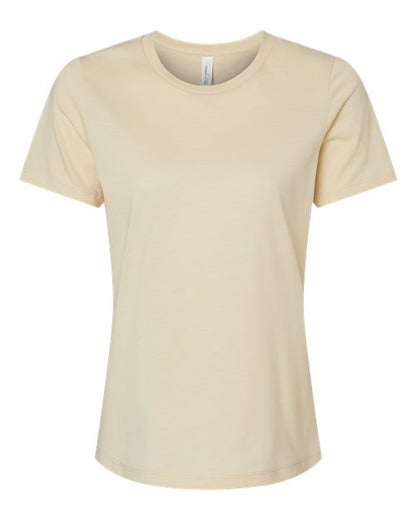 BELLA + CANVAS Women’s Relaxed Fit Heather CVC Tee 6400CVC Custom Embroidered Business Logo