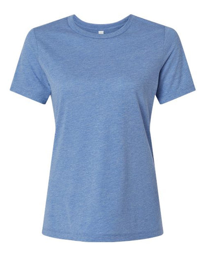 BELLA + CANVAS Women’s Relaxed Fit Triblend Tee 6413 Custom Embroidered Business Logo