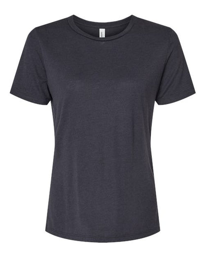BELLA + CANVAS Women’s Relaxed Fit Triblend Tee 6413 Custom Embroidered Business Logo