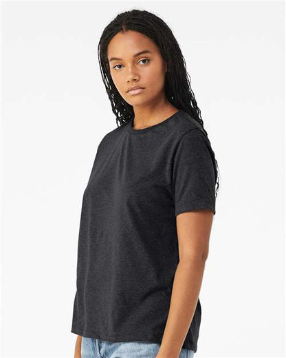BELLA + CANVAS Women’s Relaxed Fit Triblend Tee 6413 Custom Embroidered Business Logo