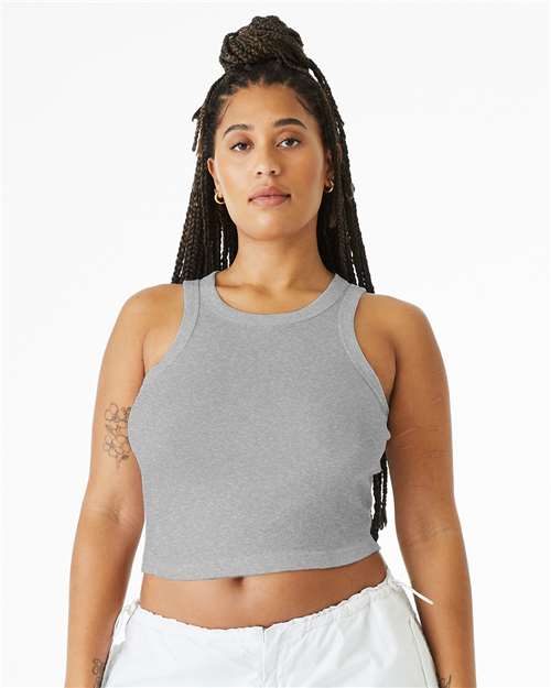 Custom Embroidered  BELLA + CANVAS Women's Micro Rib Racer Tank 1019  