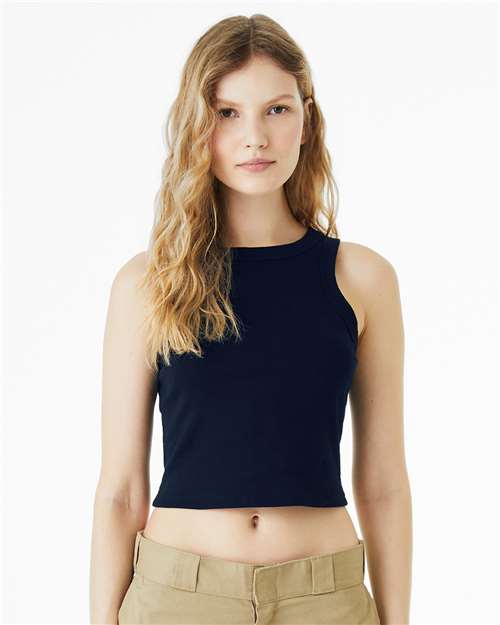Custom Embroidered  BELLA + CANVAS Women's Micro Rib Racer Tank 1019  