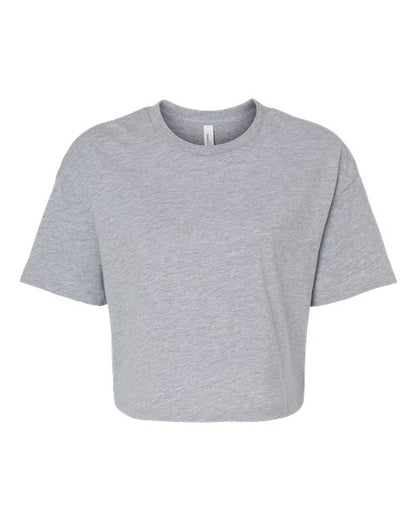 BELLA + CANVAS Women's Jersey Crop Tee 6482 Custom Embroidered Business Logo