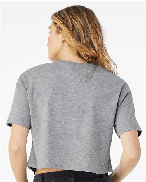 BELLA + CANVAS Women's Jersey Crop Tee 6482 Custom Embroidered Business Logo