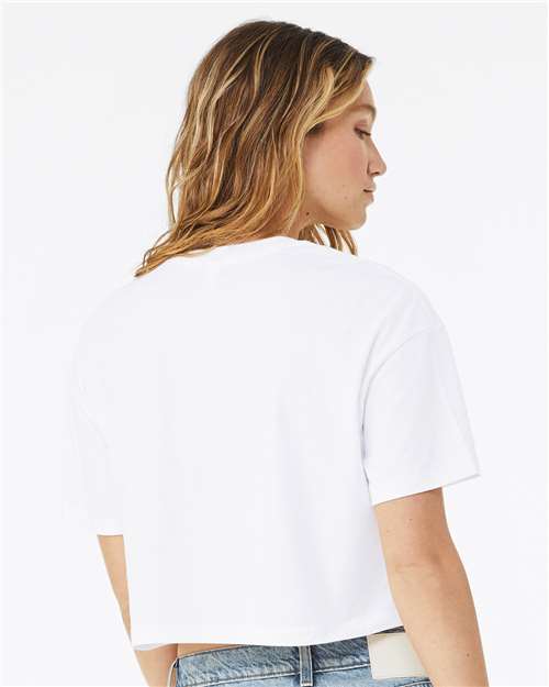 BELLA + CANVAS Women's Jersey Crop Tee 6482 Custom Embroidered Business Logo