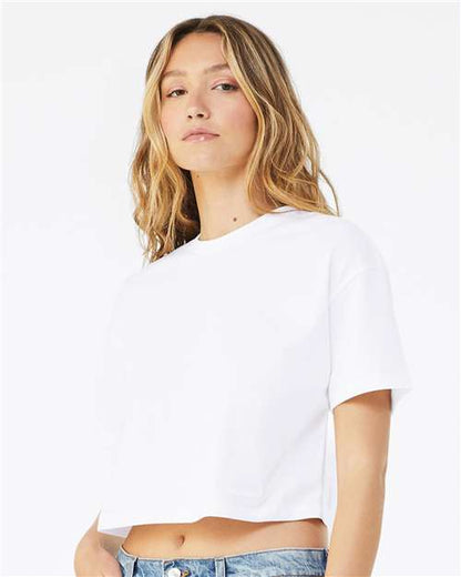 BELLA + CANVAS Women's Jersey Crop Tee 6482 Custom Embroidered Business Logo