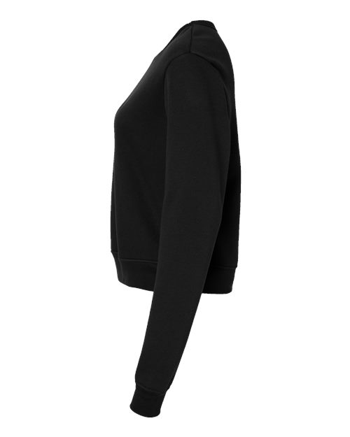 BELLA + CANVAS Women's Sponge Fleece Classic Crewneck Sweatshirt 7511 Custom Embroidered Business Logo