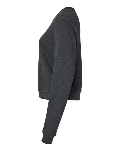 BELLA + CANVAS Women's Sponge Fleece Classic Crewneck Sweatshirt 7511 Custom Embroidered Business Logo