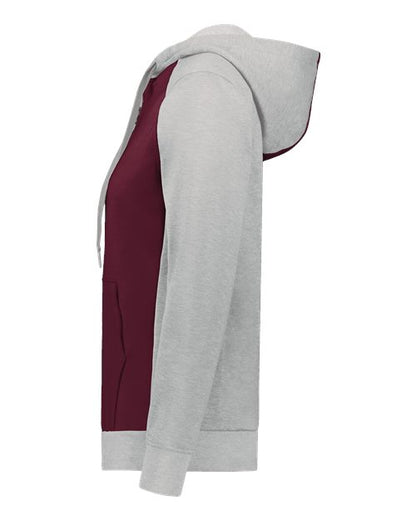 Augusta Sportswear Women's Eco Revive™ Three-Season Triblend Fleece Full-Zip Hooded Sweatshirt 6901