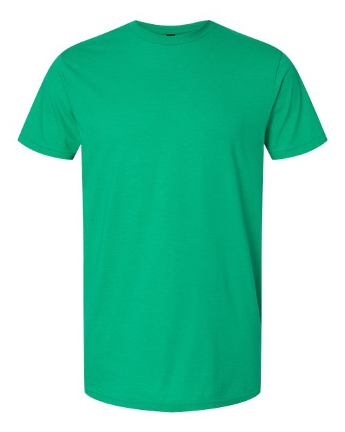 Gildan Softstyle® CVC T-Shirt 67000 Kelly Mist Custom Embroidered Business Logo
