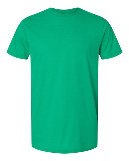 Gildan Softstyle® CVC T-Shirt 67000 Kelly Mist Custom Embroidered Business Logo
