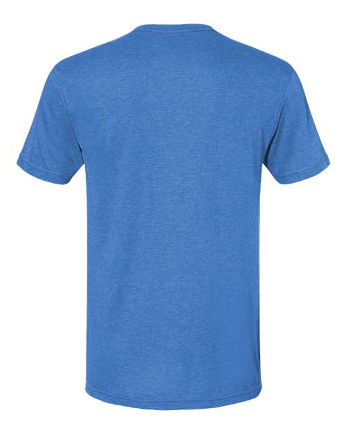 Gildan Softstyle® CVC T-Shirt 67000 Carolina Blue Mist Custom Embroidered Business Logo