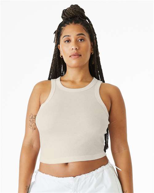 Custom Embroidered  BELLA + CANVAS Women's Micro Rib Racer Tank 1019  