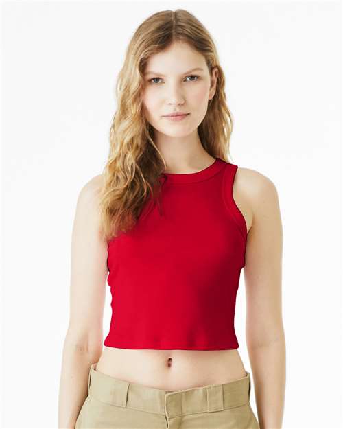 Custom Embroidered  BELLA + CANVAS Women's Micro Rib Racer Tank 1019  