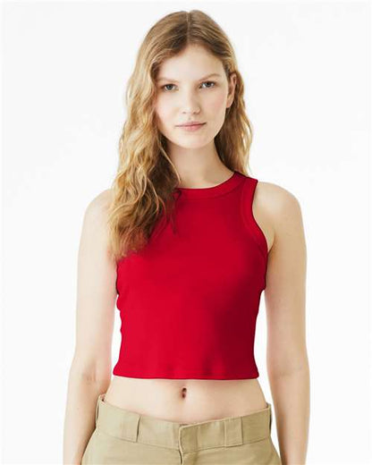 Custom Embroidered  BELLA + CANVAS Women's Micro Rib Racer Tank 1019  