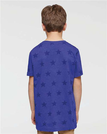 Code Five Youth Star Print Tee 2229