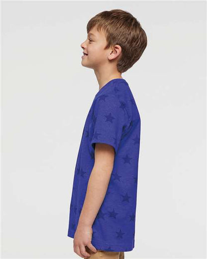 Code Five Youth Star Print Tee 2229