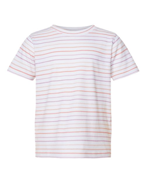 Rabbit Skins Toddler Fine Jersey Tee 3321 Lilac Stripe