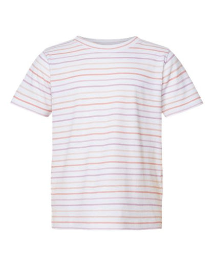 Rabbit Skins Toddler Fine Jersey Tee 3321 Lilac Stripe