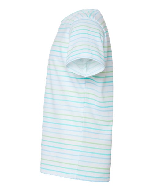 Rabbit Skins Toddler Fine Jersey Tee 3321 Marine Stripe