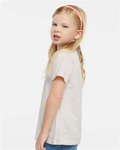 Rabbit Skins Toddler Fine Jersey Tee 3321 Porcelain